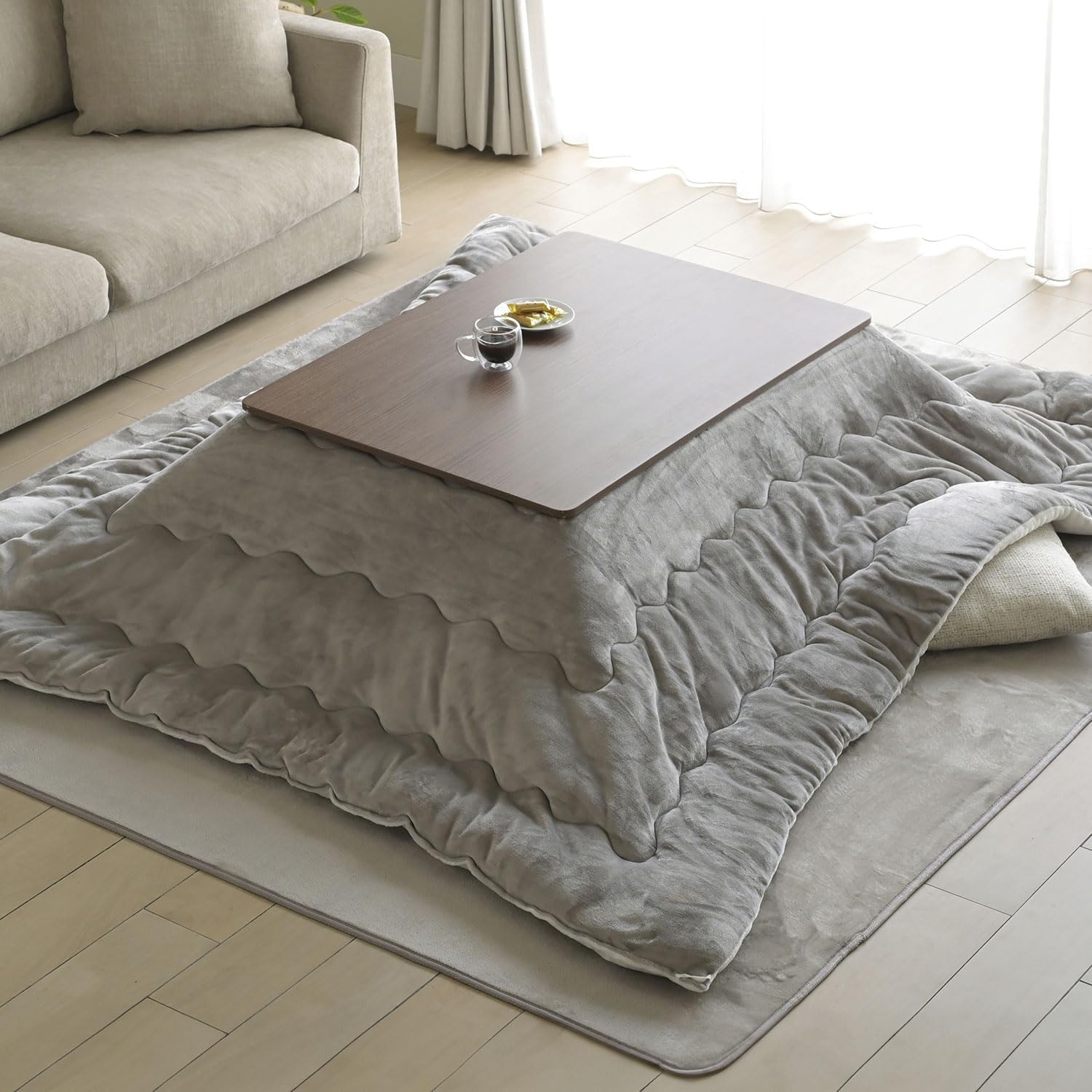 木製 家具調 こたつ 120×80×40.7 ナチュラル MYK-120NA Amazon.co.jp